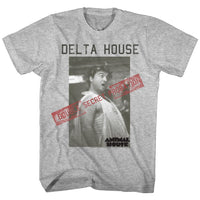 Thumbnail for ANIMAL HOUSE-PROBATION-GRAY HEATHER ADULT S/S TSHIRT