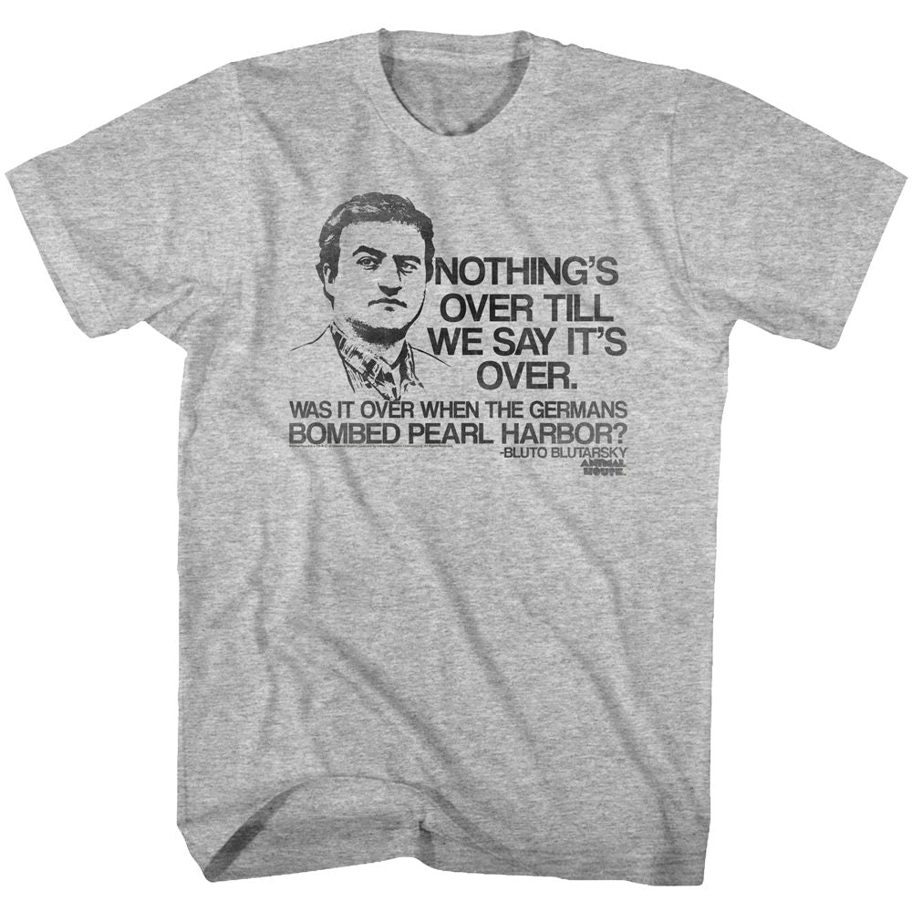 ANIMAL HOUSE-PEARL HARBOR-GRAY HEATHER ADULT S/S TSHIRT