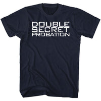 Thumbnail for ANIMAL HOUSE-DOUBLE SECRET PROBATION-NAVY ADULT S/S TSHIRT