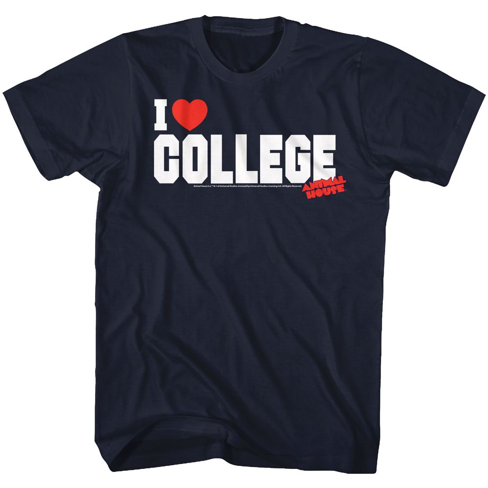 ANIMAL HOUSE-ILC-NAVY ADULT S/S TSHIRT