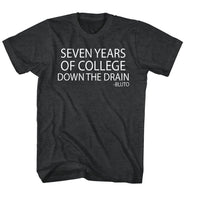 Thumbnail for ANIMAL HOUSE-DRAIN IT-BLACK HEATHER ADULT S/S TSHIRT