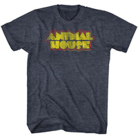 Thumbnail for ANIMAL HOUSE-HOUSE FEVER-NAVY HEATHER ADULT S/S TSHIRT