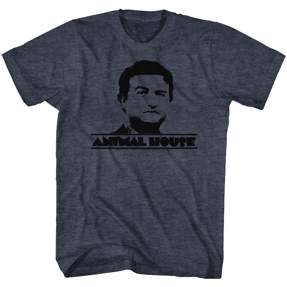 ANIMAL HOUSE-SUNBURST-NAVY HEATHER ADULT S/S TSHIRT