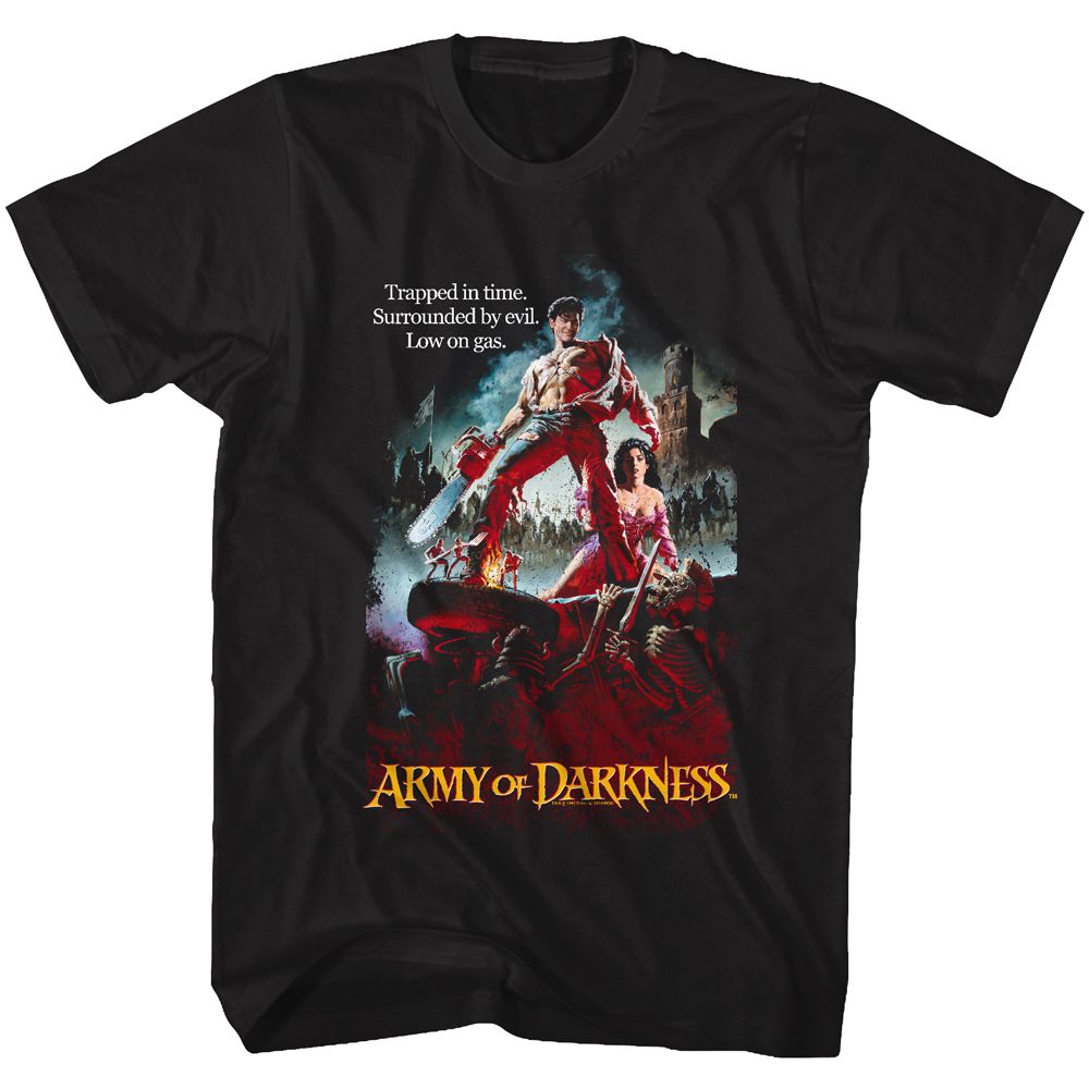 ARMY OF DARKNESS-LOGO-BLACK ADULT S/S TSHIRT
