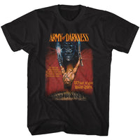 Thumbnail for ARMY OF DARKNESS-AOD POSTER-BLACK ADULT S/S TSHIRT