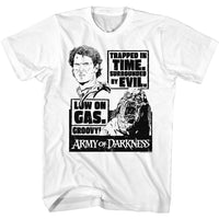 Thumbnail for ARMY OF DARKNESS-ASH AND PIT WITCH-WHITE ADULT S/S TSHIRT