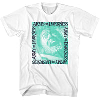 Thumbnail for ARMY OF DARKNESS-ARMY OF DARKNESS BAD ASH-WHITE ADULT S/S TSHIRT