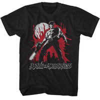 Thumbnail for ARMY OF DARKNESS-ARMY OF DARKNESS BLOODY AOD-BLACK ADULT S/S TSHIRT