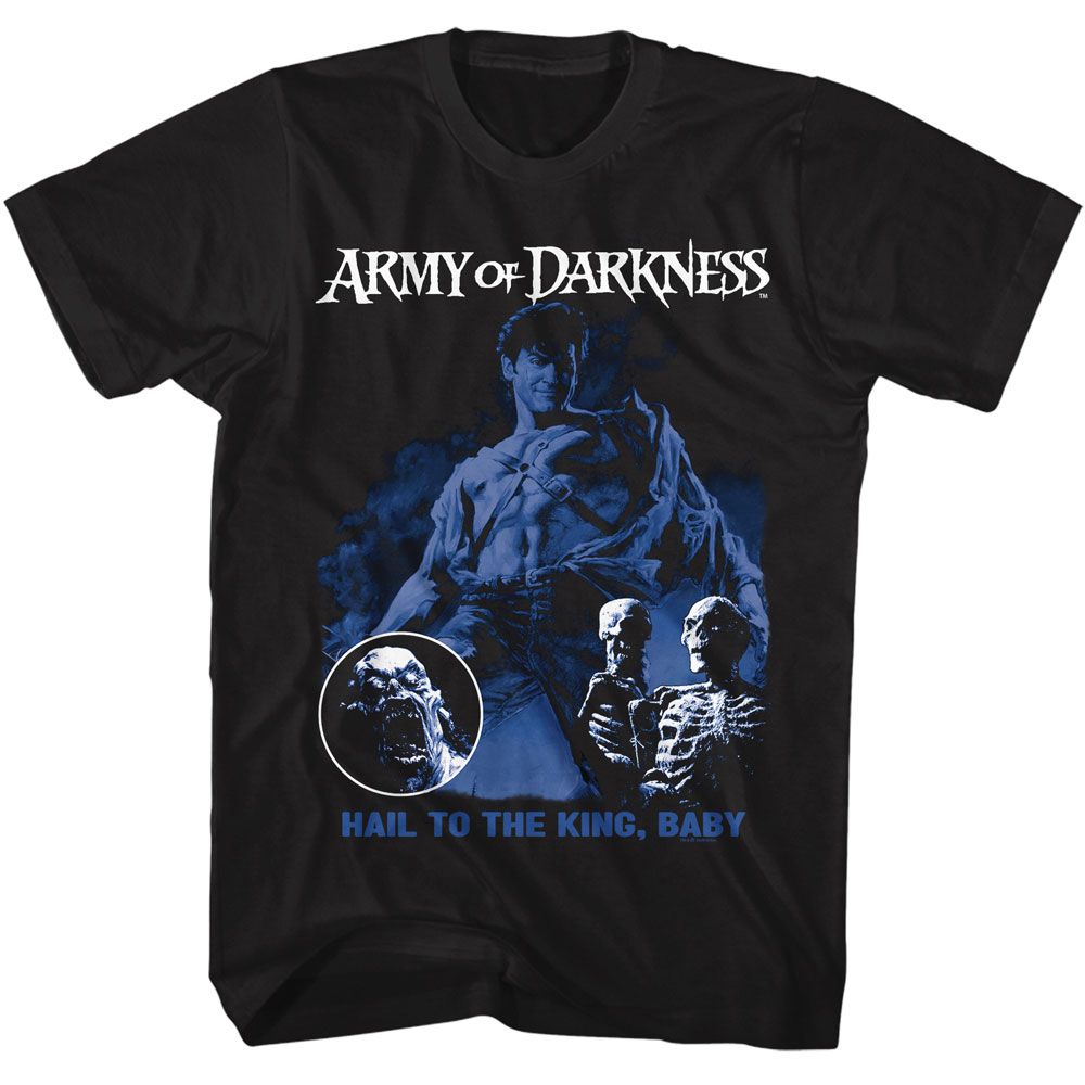 ARMY OF DARKNESS-ARMY OF DARKNESS HAIL BABY-BLACK ADULT S/S TSHIRT