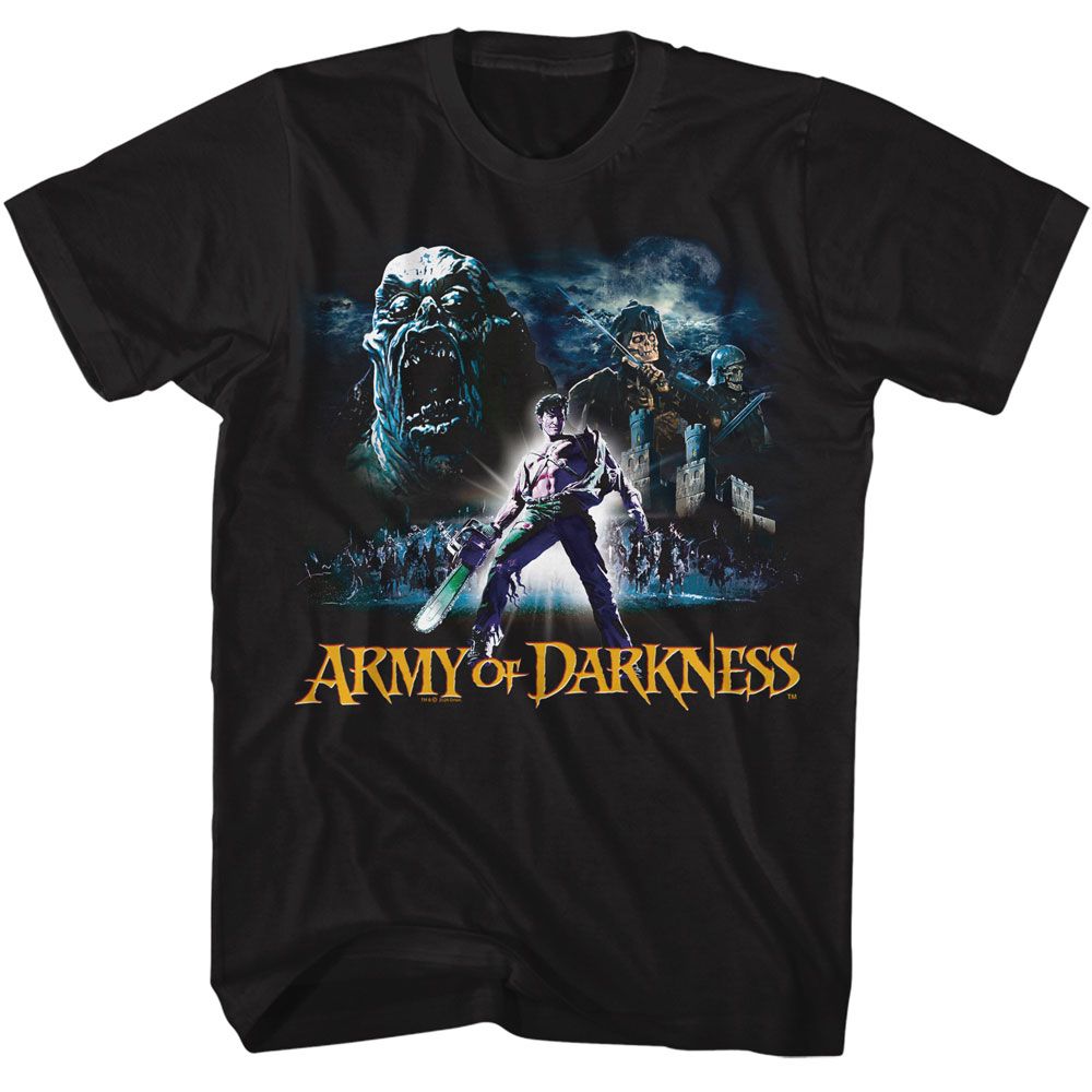 ARMY OF DARKNESS-ARMY OF DARKNESS NIGHT SKY-BLACK ADULT S/S TSHIRT