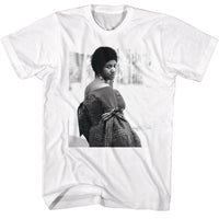 Thumbnail for ARETHA FRANKLIN-ARETHA BW-WHITE ADULT S/S TSHIRT