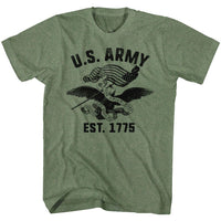 Thumbnail for ARMY-THE UNION-MILITARY GREEN HEATHER ADULT S/S TSHIRT