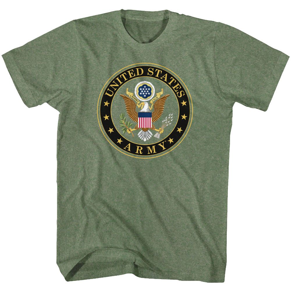 ARMY-ARMY SEAL-MILITARY GREEN HEATHER ADULT S/S TSHIRT