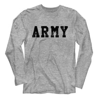 Thumbnail for ARMY-ARMY-GRAY HEATHER ADULT L/S TSHIRT