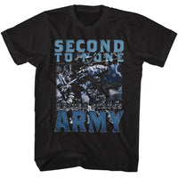 Thumbnail for ARMY-ARMY SECOND TO NONE-BLACK ADULT S/S TSHIRT