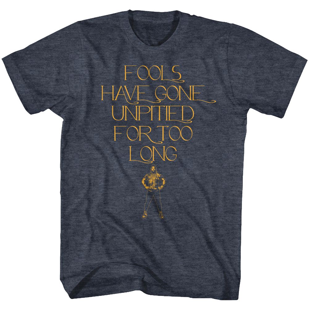 MR T-IT ENDS NOW-NAVY HEATHER ADULT S/S TSHIRT