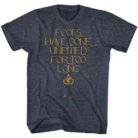 Thumbnail for MR T-IT ENDS NOW-NAVY HEATHER ADULT S/S TSHIRT