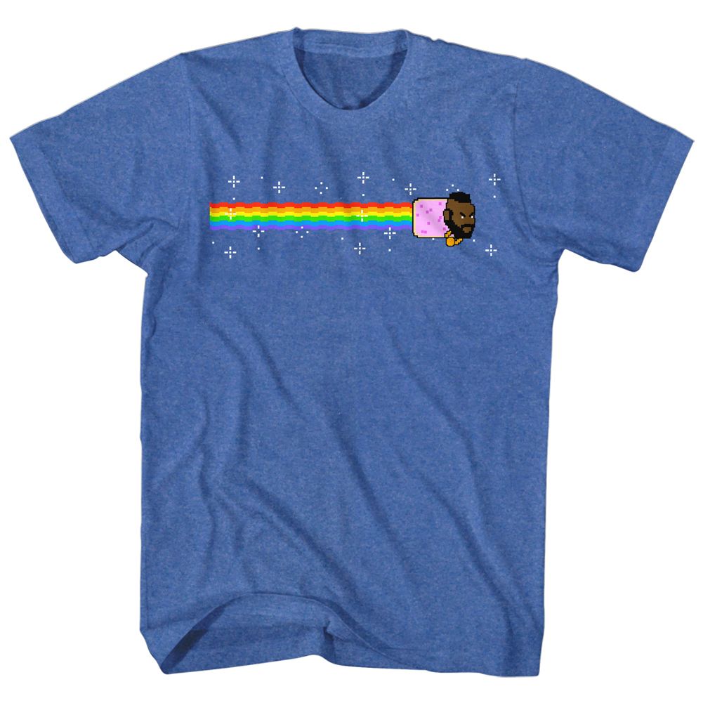 MR T-NYAN NYAN NYAN-ROYAL HEATHER ADULT S/S TSHIRT