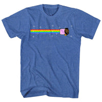 Thumbnail for MR T-NYAN NYAN NYAN-ROYAL HEATHER ADULT S/S TSHIRT