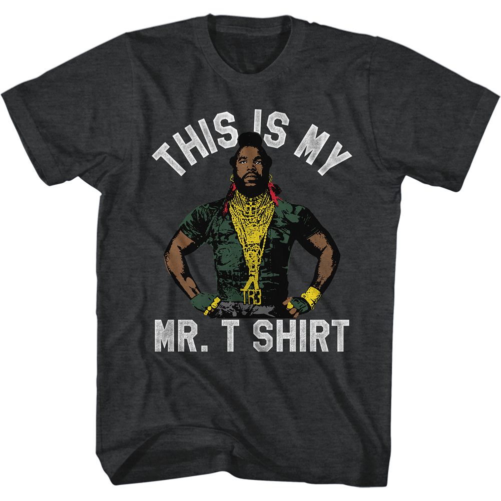 MR T-IM FUNNY-BLACK HEATHER ADULT S/S TSHIRT