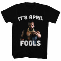 Thumbnail for MR T-ITS APRIL FOOLS-BLACK ADULT S/S TSHIRT
