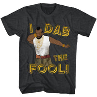 Thumbnail for MR T-DAB THE FOOL-BLACK HEATHER ADULT S/S TSHIRT