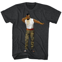 Thumbnail for MR T-DABBIN-BLACK HEATHER ADULT S/S TSHIRT