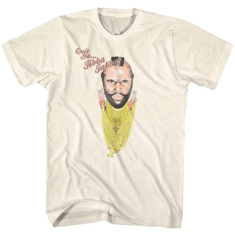 MR T-JIBBA JABBA-NATURAL ADULT S/S TSHIRT