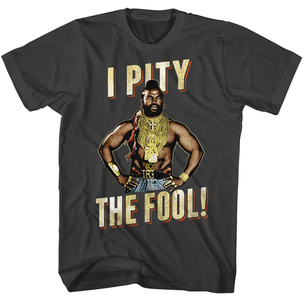 MR T-MR T PITY WITH TEXTURE-SMOKE ADULT S/S TSHIRT