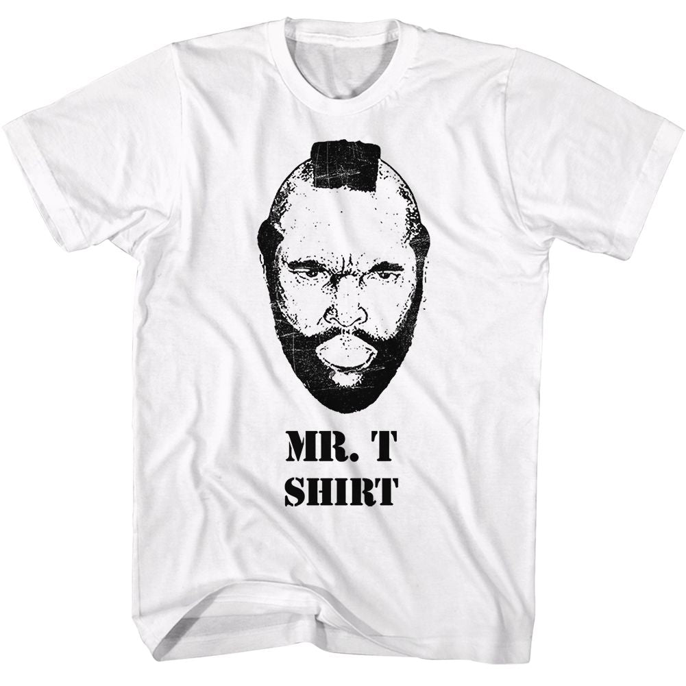 MR T-MR T SHIRT-WHITE ADULT S/S TSHIRT
