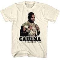 Thumbnail for MR T-CADENA-NATURAL ADULT S/S TSHIRT