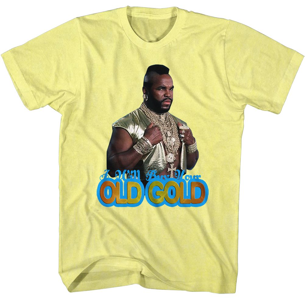 MR T-OLD GOLD-YELLOW HEATHER ADULT S/S TSHIRT