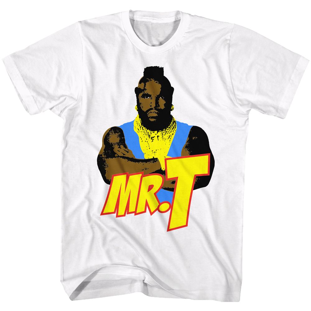 MR T-CARTOON T-WHITE ADULT S/S TSHIRT