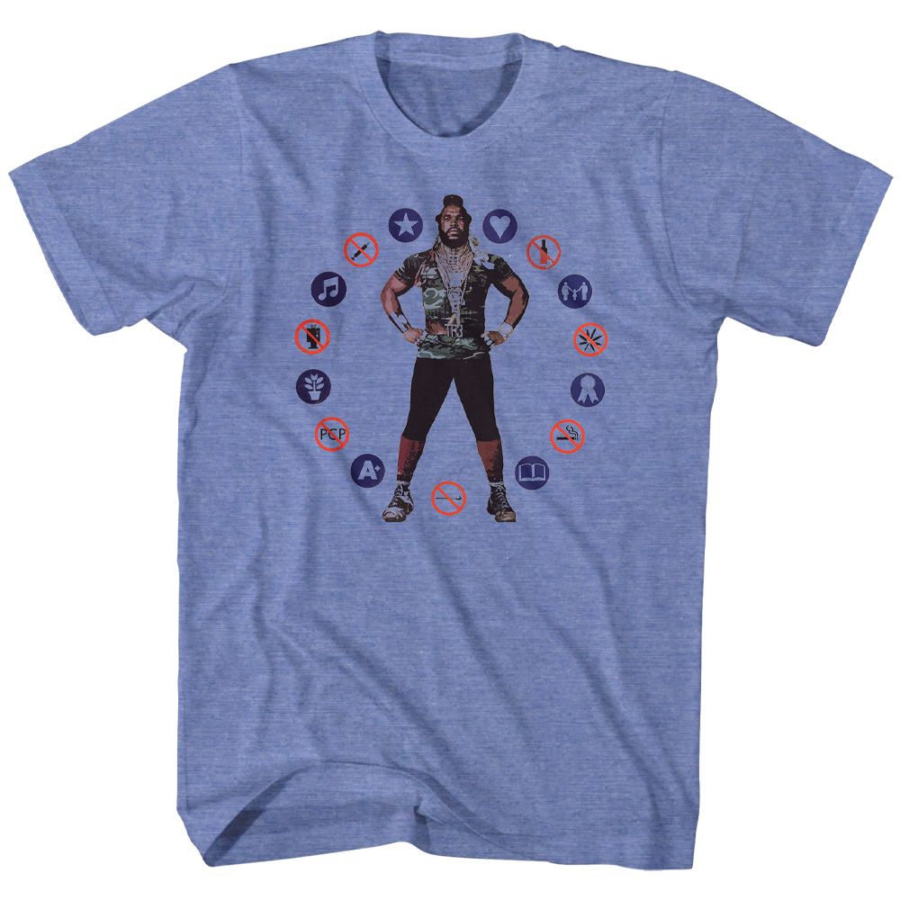 MR T-NO WAY SUCKA-LIGHT BLUE HEATHER ADULT S/S TSHIRT