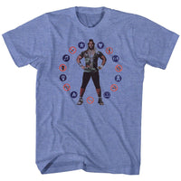 Thumbnail for MR T-NO WAY SUCKA-LIGHT BLUE HEATHER ADULT S/S TSHIRT