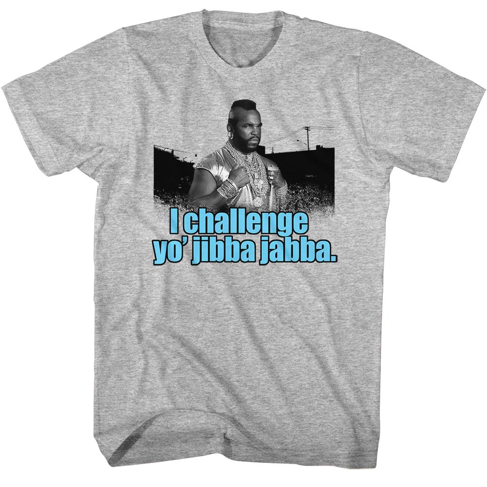 MR T-JIBBA JABBA-GRAY HEATHER ADULT S/S TSHIRT