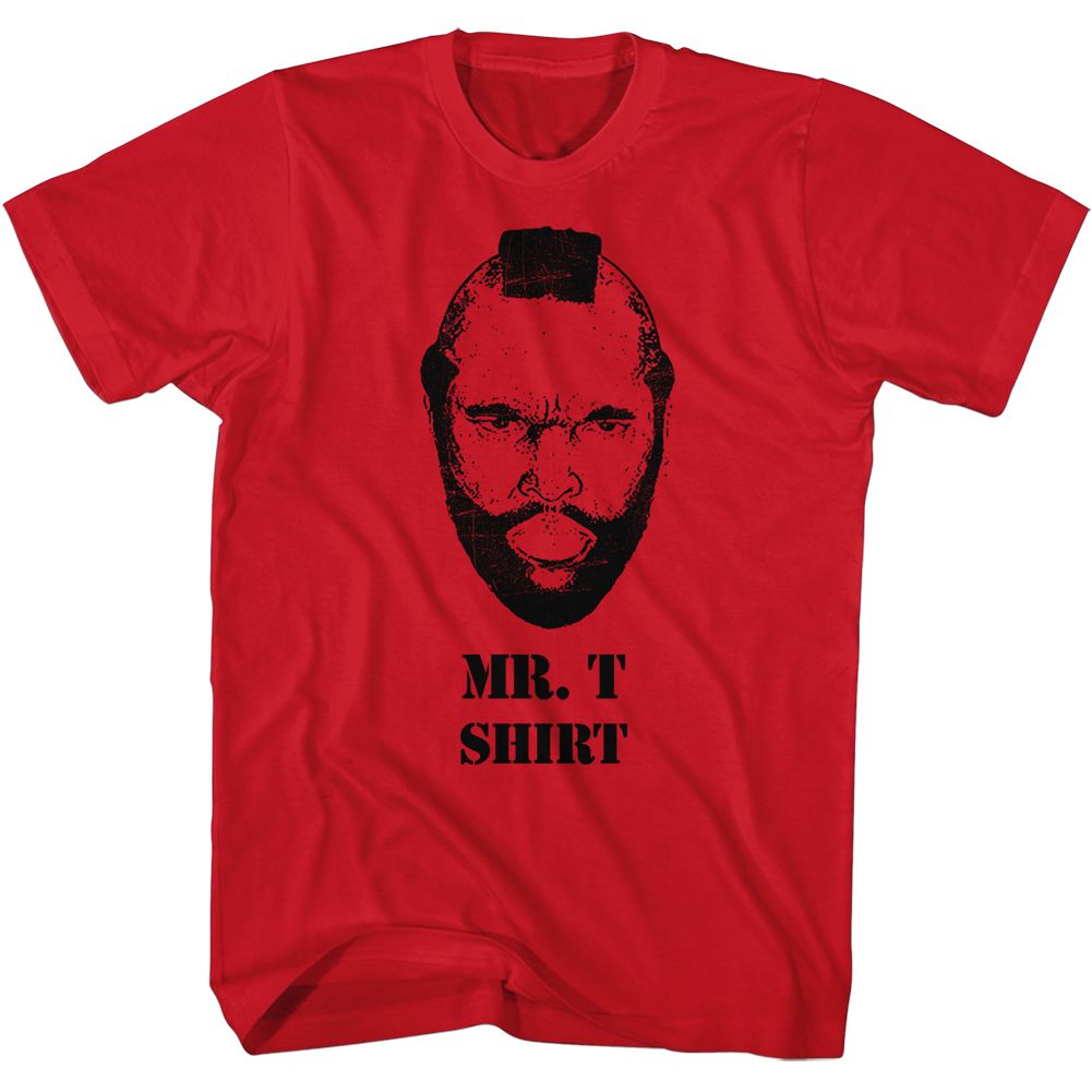 MR T-MR T SHIRT-RED ADULT S/S TSHIRT
