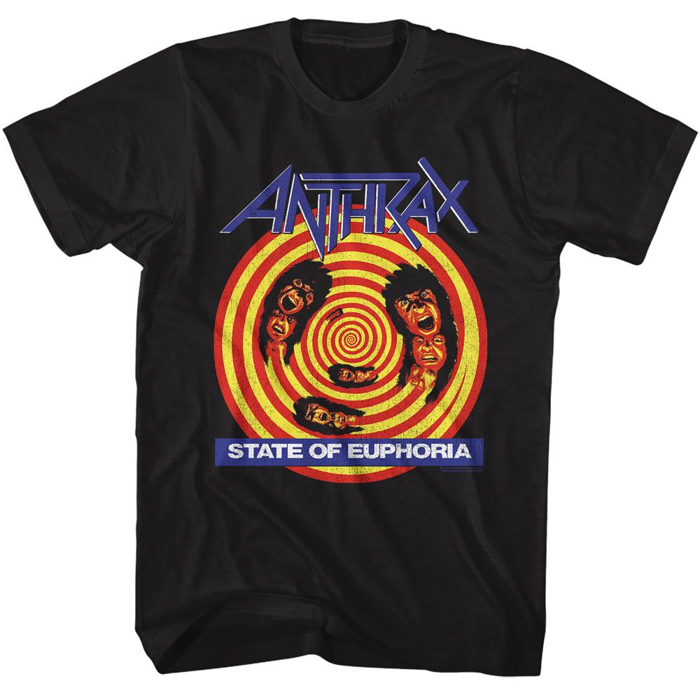 ANTHRAX-ANTHRAX STATE OF EUPHORIA-BLACK ADULT S/S TSHIRT