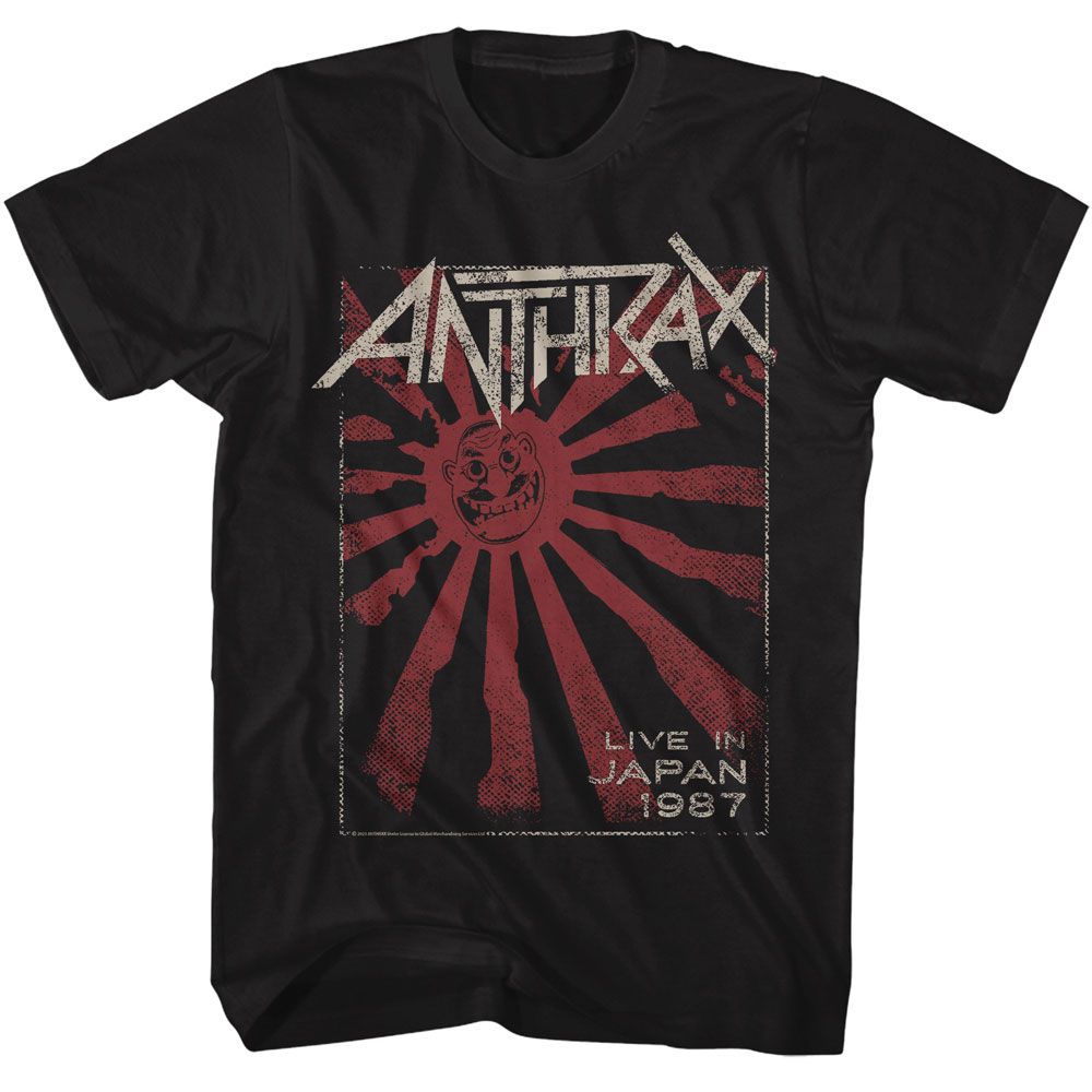 ANTHRAX-ANTHRAX JAPAN 87-BLACK ADULT S/S TSHIRT