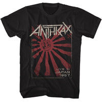 Thumbnail for ANTHRAX-ANTHRAX JAPAN 87-BLACK ADULT S/S TSHIRT