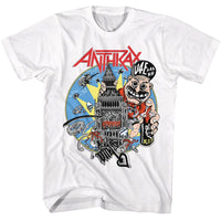 Thumbnail for ANTHRAX-ANTHRAX U4EAAAHH-WHITE ADULT S/S TSHIRT