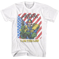 Thumbnail for ANTHRAX-ANTHRAX I AM THE LAW-WHITE ADULT S/S TSHIRT