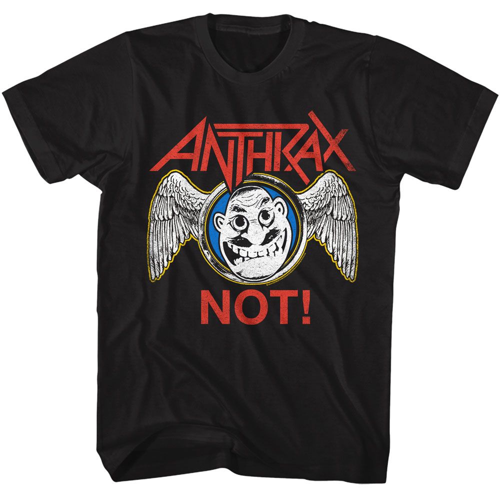 ANTHRAX-ANTHRAX NOT-BLACK ADULT S/S TSHIRT