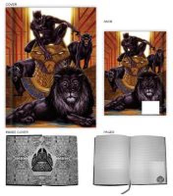 Black Panther Squad Hard Cover Journal 6"x8" – 30 pc ppk ($6.50 each)