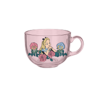 Thumbnail for Alice in Wonderland Framed Flowers  16oz Glass Coffee Mug – 24 pc ppk ($4.50 each)