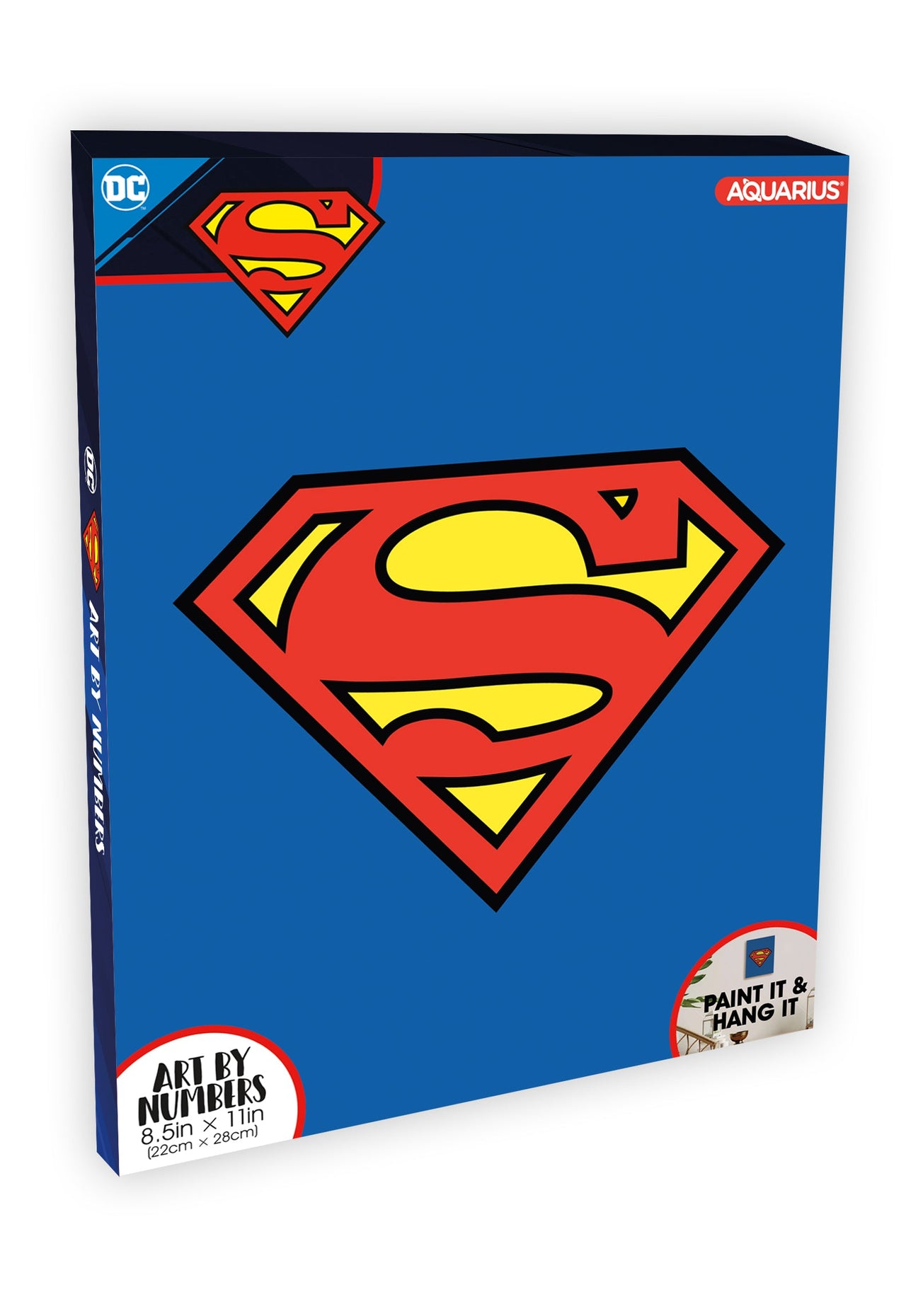 Superman Logo Mini Art By Number – 3 PC PPK