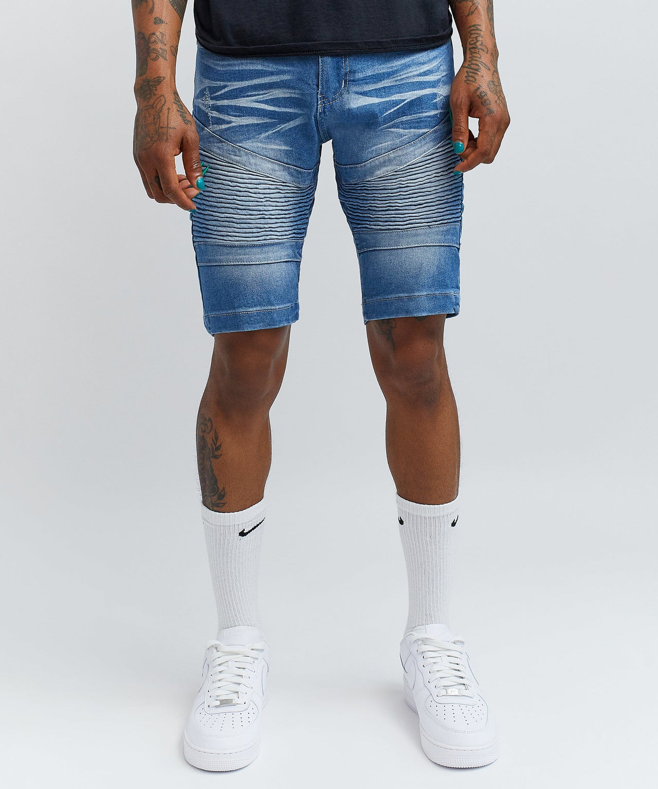 Beaters Denim Short - Medium Blue