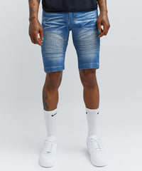 Thumbnail for Beaters Denim Short - Medium Blue