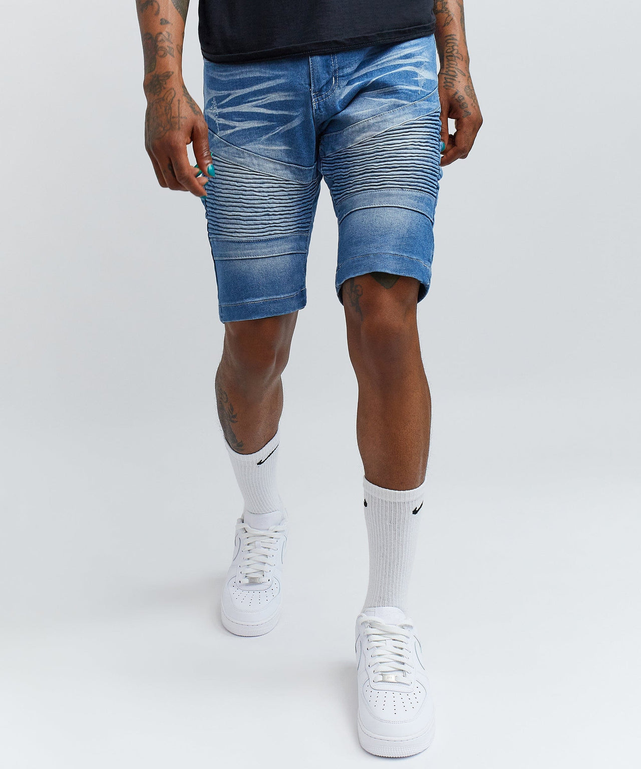 Beaters Denim Short - Medium Blue