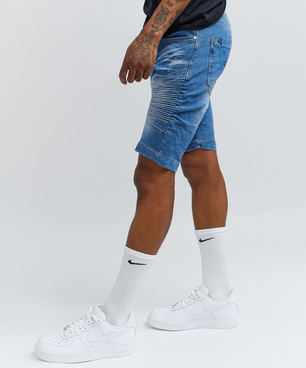 Beaters Denim Short - Medium Blue